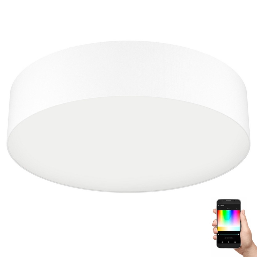 Eglo 31766 - Plafoniera LED RGBW dimmerabile ROMAO-Z LED/35W/230V 2700-6500K Ø 57 cm bianca
