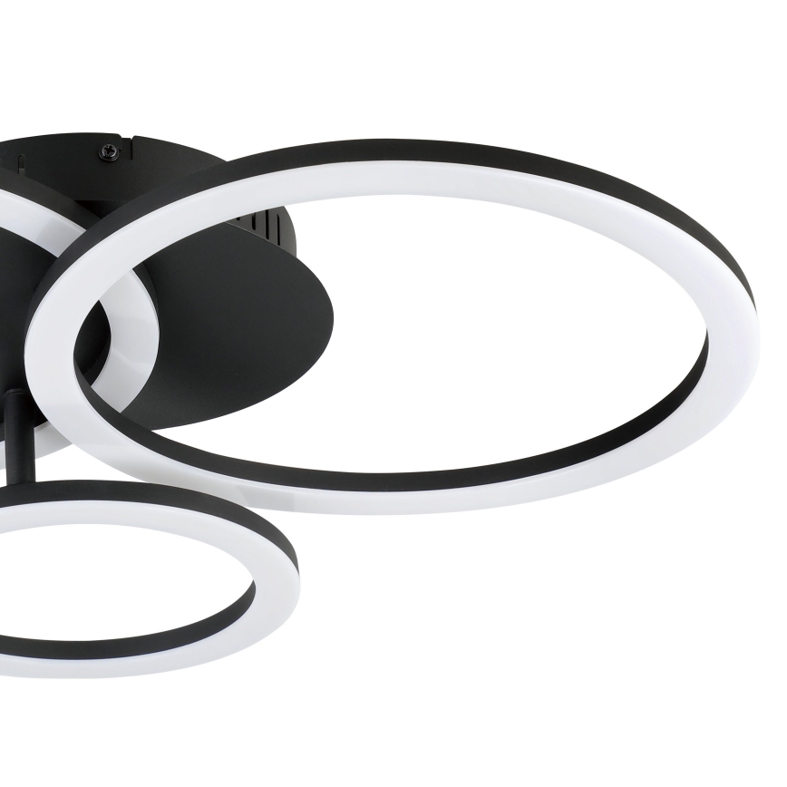 Eglo 31771 - Plafonnier à intensité variable PARRAPOS-Z LED/33W/230V 3000-6500K noir