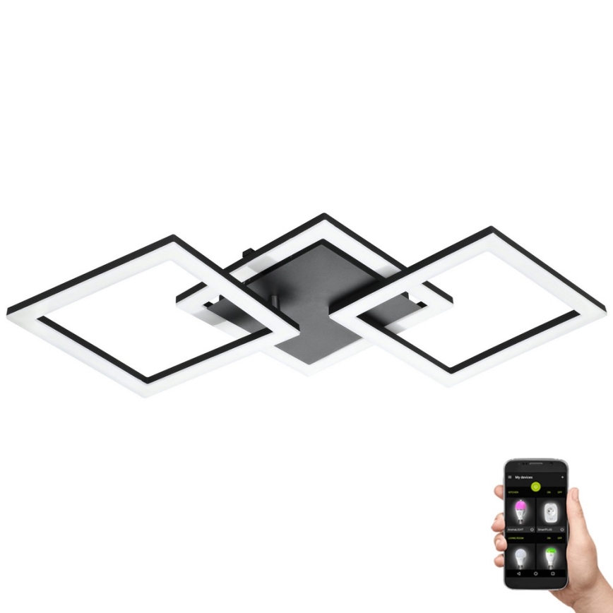 Eglo 31775 - Plafonnier à intensité variable PARANDAY-Z LED/32,4W/230V 3000-6500K noir