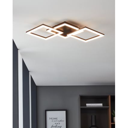Eglo 31775 - Plafonnier à intensité variable PARANDAY-Z LED/32,4W/230V 3000-6500K noir