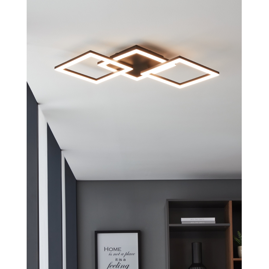 Eglo 31775 - Plafonnier à intensité variable PARANDAY-Z LED/32,4W/230V 3000-6500K noir