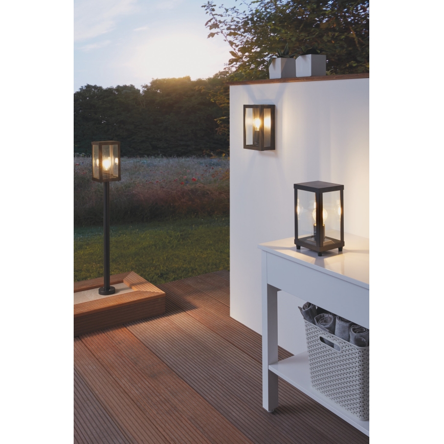 Eglo 31778 - dimmbare LED RGBW Außenwandleuchte ALAMONTE-Z LED/4,9W/230V 3000K IP44 schwarz