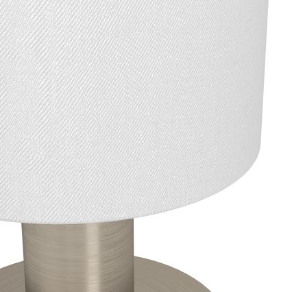 Eglo - Lampe de table 1xE14/40W/230V blanche/chrome mat