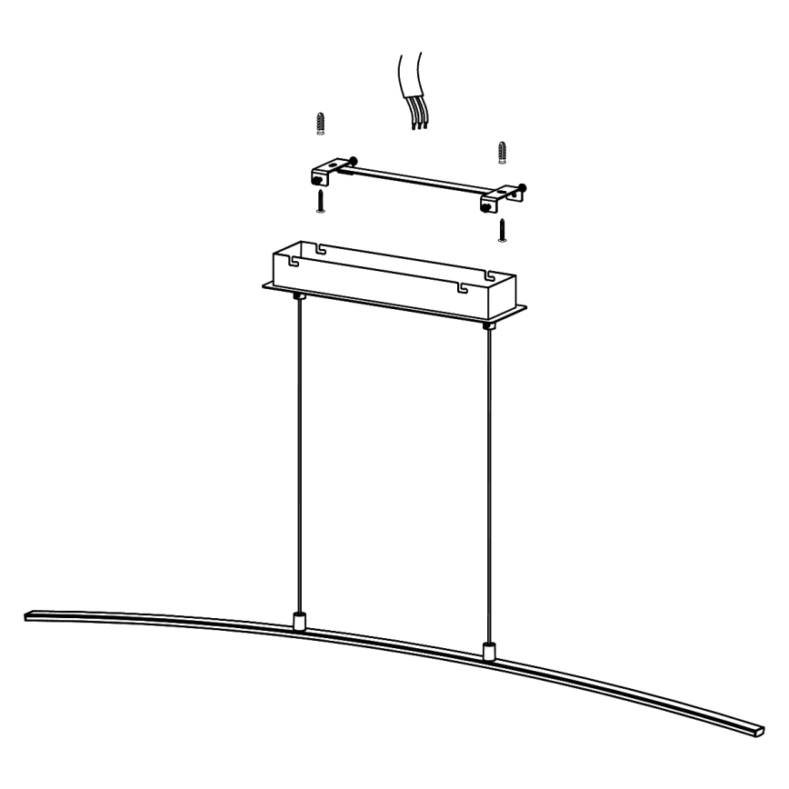 Eglo - Lampadario LED/14W/230V