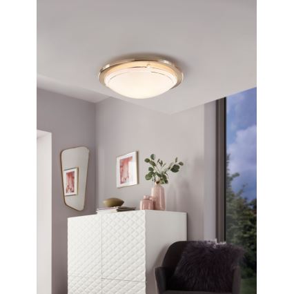 Eglo 32094 - Plafonnier PLANET LED/11W/230V 3000K chrome mat