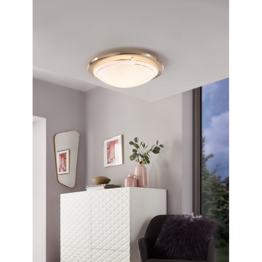 Eglo 32094 - Plafonnier PLANET LED/11W/230V 3000K chrome mat