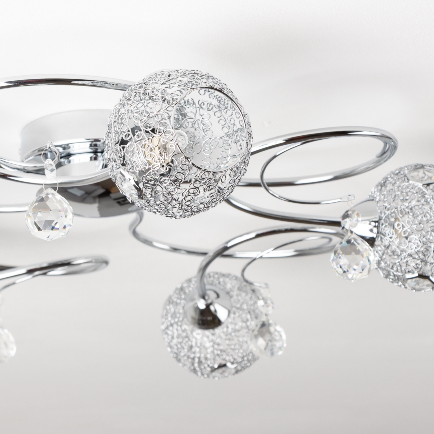 Eglo 32103 - Plafonnier LED VELAGO 5xG9/33W/230V chromé brillant