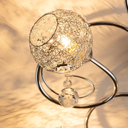 Eglo 32103 - Plafonnier LED VELAGO 5xG9/33W/230V chromé brillant