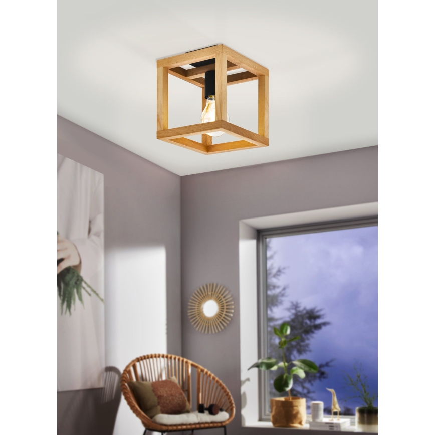 Eglo 32146 - Plafoniera BLACKCROWN 1xE27/40W/230V