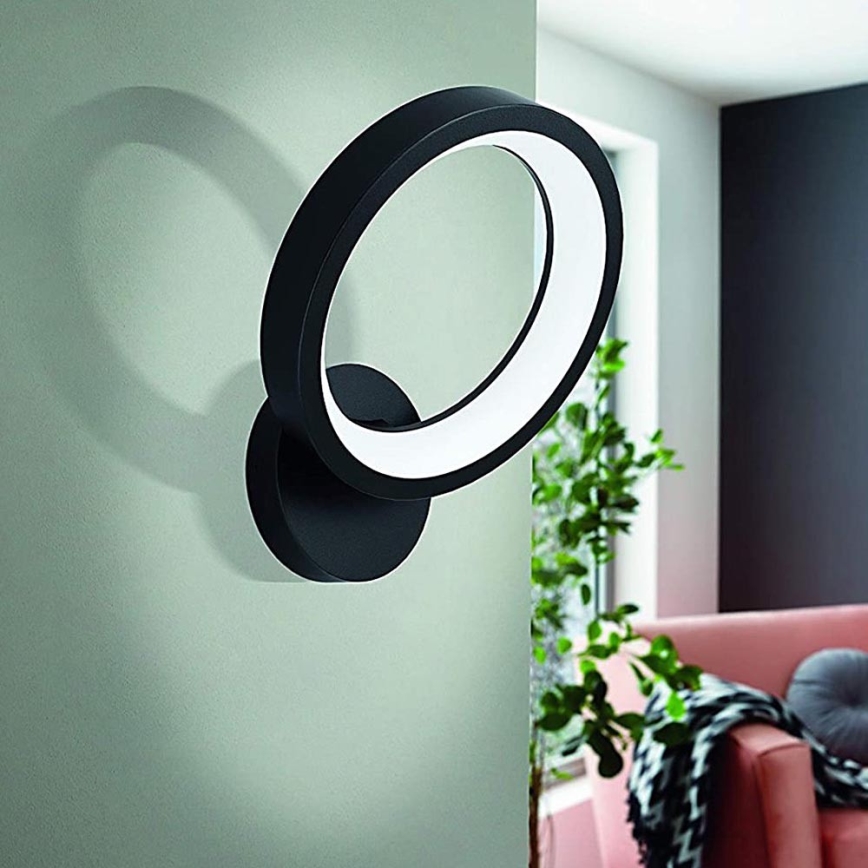 Eglo 32325 - LED RGBW Applique dimmerabile MARGHERA-C LED/16W/230V 2700-6500K nero