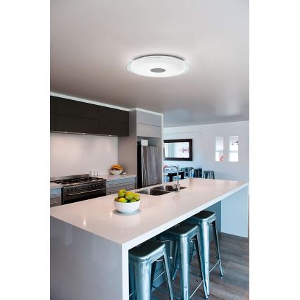 Eglo 32344 - LED RGBW dimmbare Deckenleuchte LANCIANO-C LED/53W/230V 2700-6500K + Fernbedienung