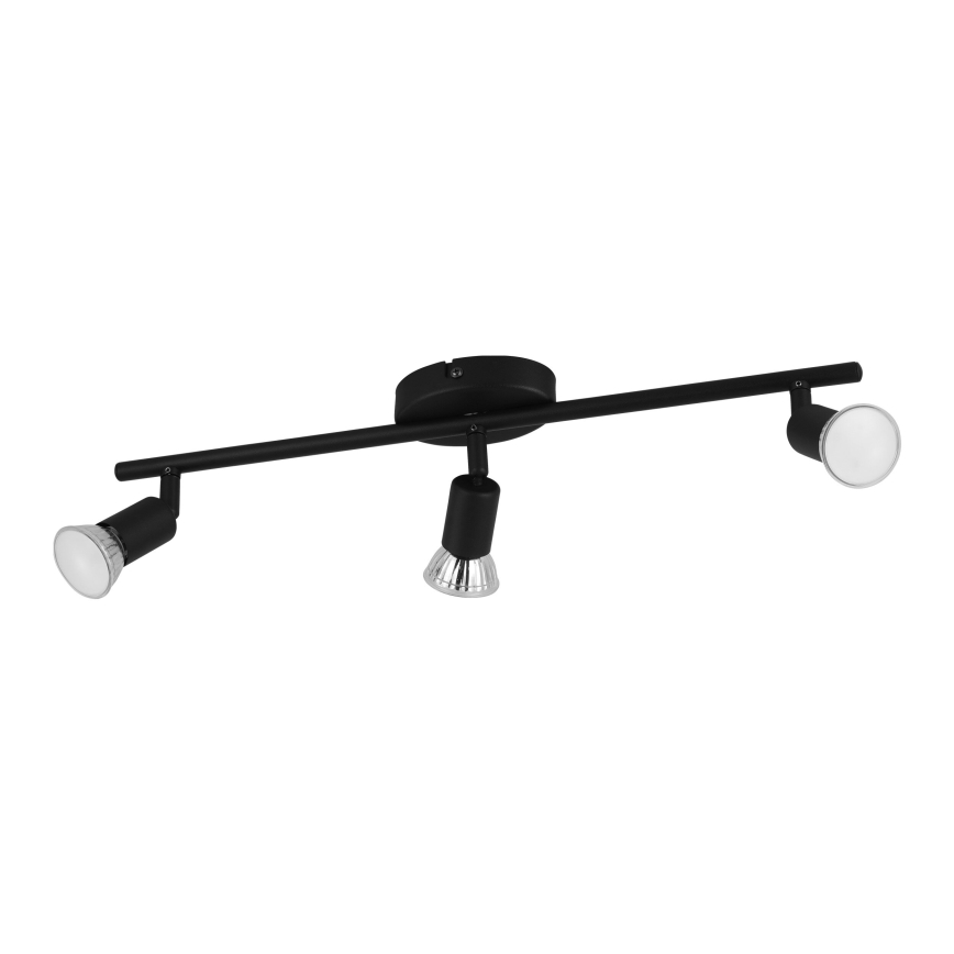 Eglo - Faretto LED 3xGU10/2,8W/230V 3000K nero