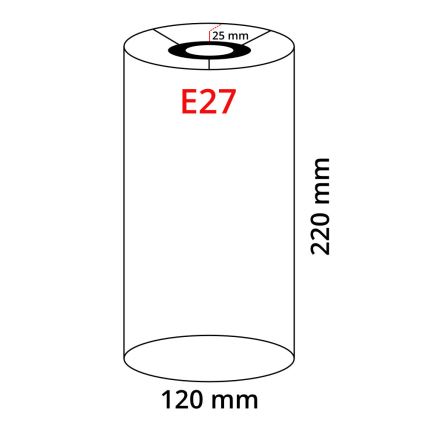 Eglo 32502 - Universal-Lampenschirm TUNJA E27 d 12 cm braun