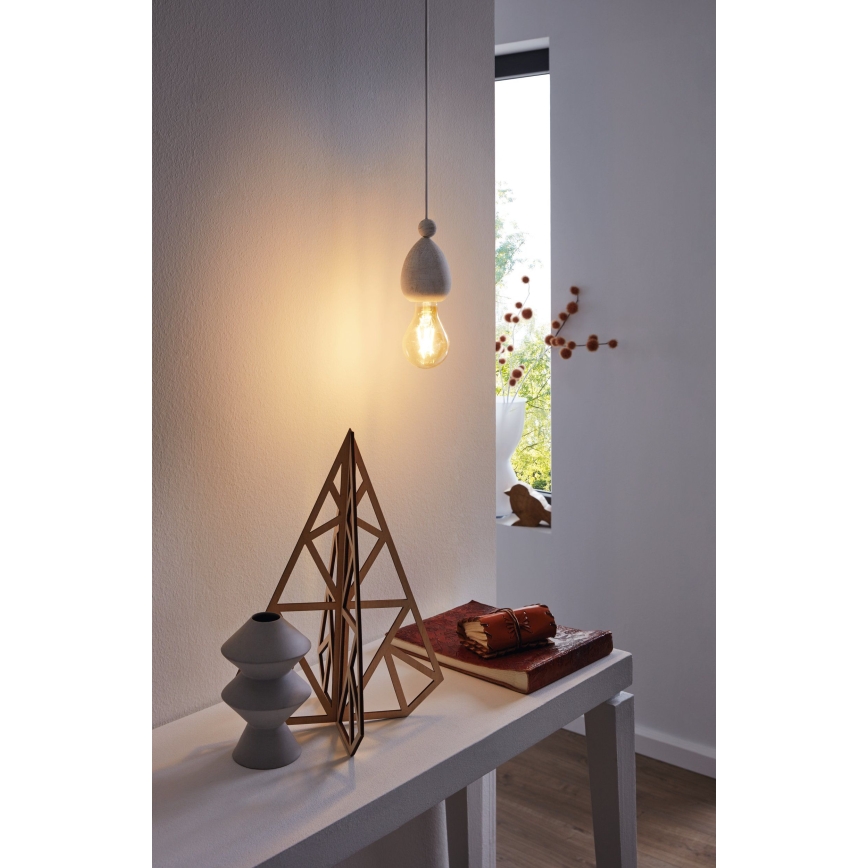 Eglo 32544 - Plafoniera YORTH 1xE27/60W/230V bianca