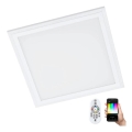Eglo 32546 - Plafoniera da soffitto LED RGBW dimmerabile SALOBRENA-C LED/16W/230V 2700-6500K 30x30 cm bianco