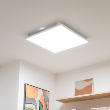 Eglo 32547 - Panneau en saillie/encastré 2en1 RGBW à intensité variable SALOBRENA-C LED/34W/230V blanc 60x60 cm + télécommande