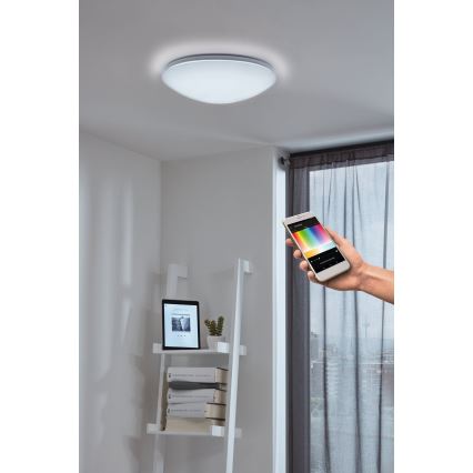 Eglo - Plafoniera LED RGB GIRON-C LED/17W/230V