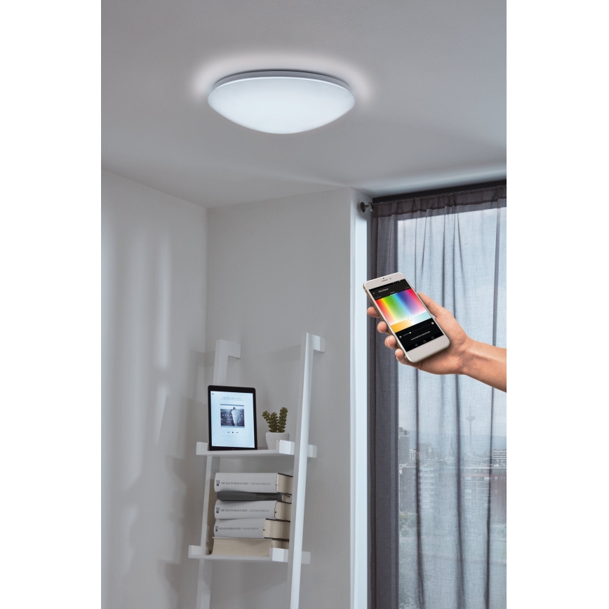Eglo - Plafoniera LED RGB GIRON-C LED/17W/230V