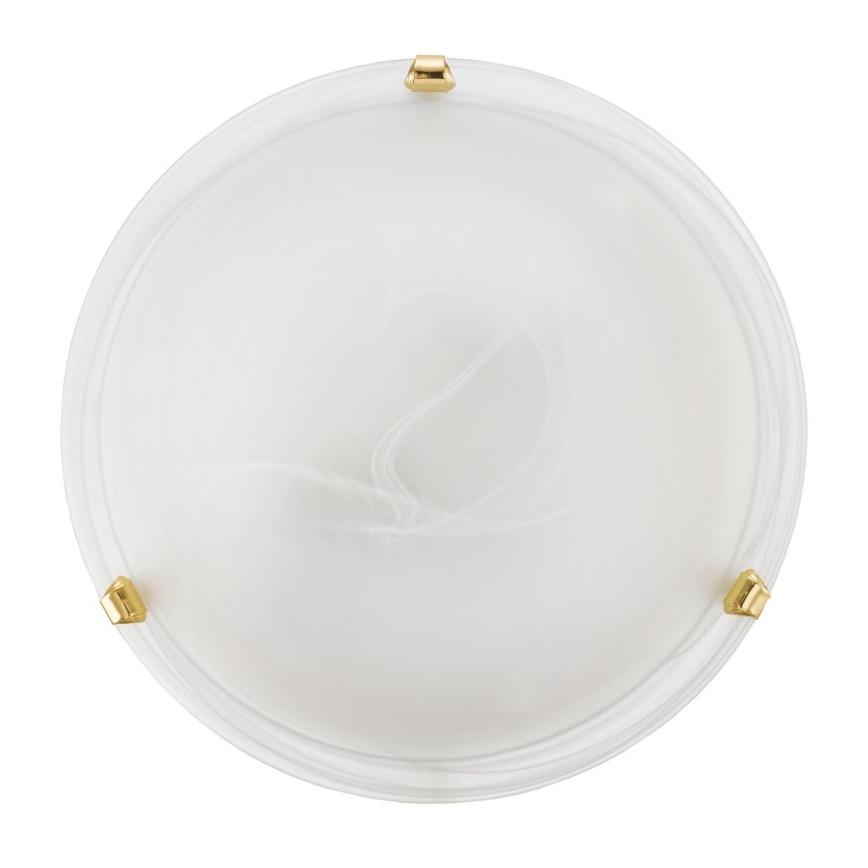 Eglo 32601 - Plafoniera a LED SALOME LED/11W/230V Ø 30 cm oro/vetro alabastro