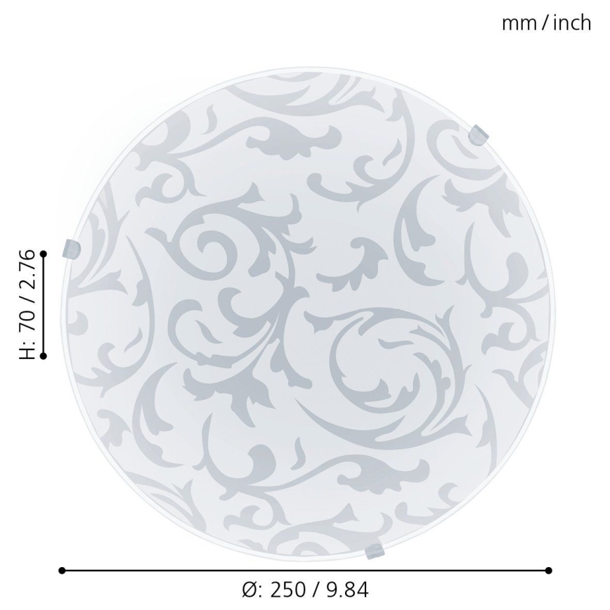 Eglo 32606 - LED-Deckenleuchte MARS LED/11W/230V Ø 25 cm