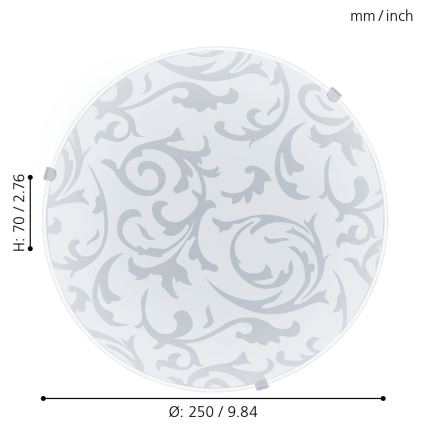 Eglo 32606 - Plafoniera LED MARS LED/11W/230V Ø 25 cm