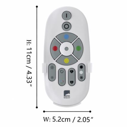 Eglo - Télécommande CONNECT 2xAAA Bluetooth