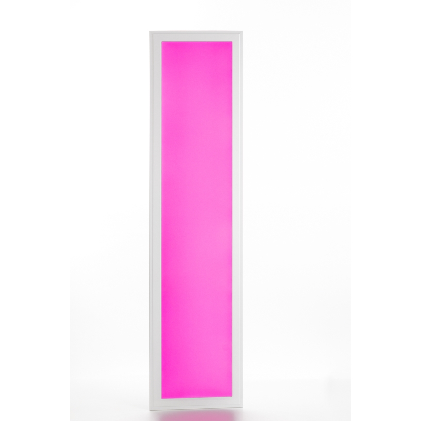 Eglo 32734 - Panneau en saillie/encastré RGBW à intensité variable 2en1 SALOBRENA-C LED/34W/230V blanc + télécommande