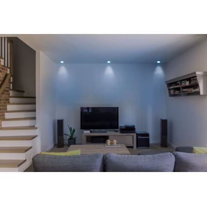 Eglo - LED RGB Faretto da incasso dimmerabile FUEVA-C LED/10,5W/230V Ø 17 cm