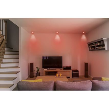 Eglo - LED RGB Faretto da incasso dimmerabile FUEVA-C LED/10,5W/230V Ø 17 cm