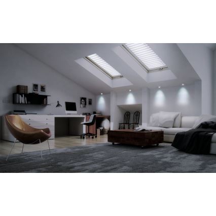 Eglo - Faretto da incasso LED RGB dimmerabile FUEVA-C LED/10,5W/230V Ø 17 cm