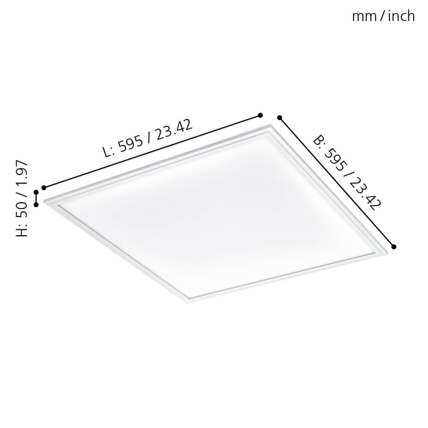 Eglo - Plafoniera LED LED/40W/230V