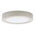 Eglo 32817 - dimmbare LED-Deckenleuchte FUEVA LED/21W/230V 3000-6500K Ø 30 cm mattchrom + Fernbedienung