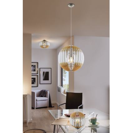 Eglo 32844 - Plafoniera OLMERO 1 1xE27/60W/230V
