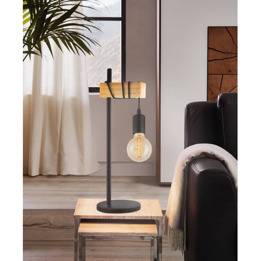Eglo - Tischlampe TOWNSHEND 1xE27/10W/230V
