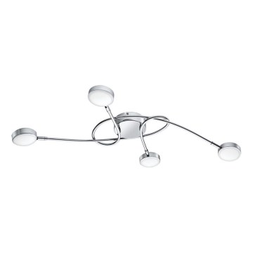 Eglo 32996 - Plafonnier LED SALTO 4xLED/5,4W/230V chrome brillant