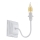 Eglo 33001 - Applique murale 1xE14/40W/230V blanche