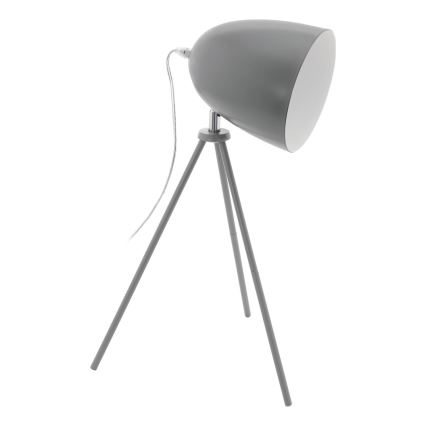 Eglo 33094 - Lampe de table DUNDEE 1xE27/60W/230V grise