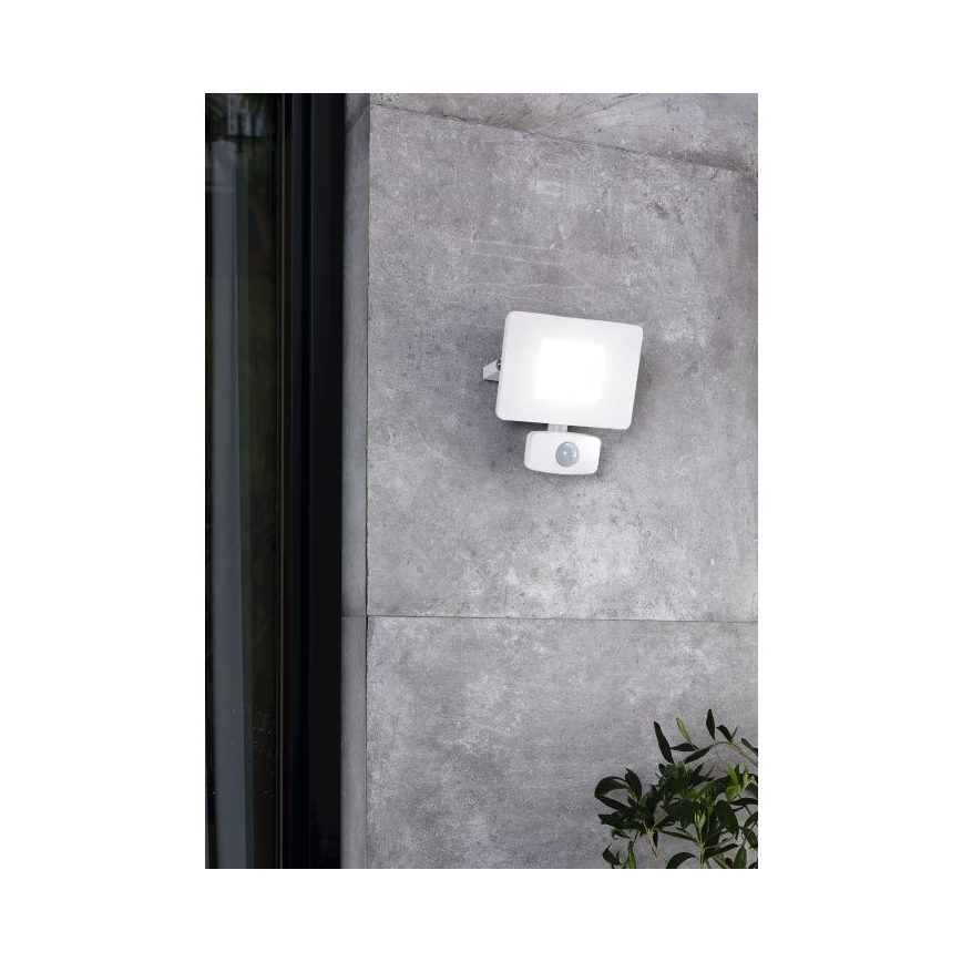 Eglo - Projecteur LED avec détecteur LED/20W/230V IP44