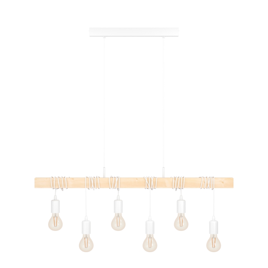 Eglo - Lampadario a sospensione con filo TOWNSHEND 6xE27/60W/230V
