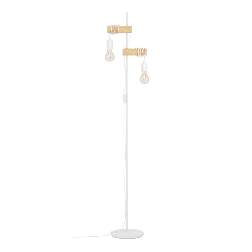 Eglo - Lampada da terra TOWNSHEND 2xE27/60W/230V