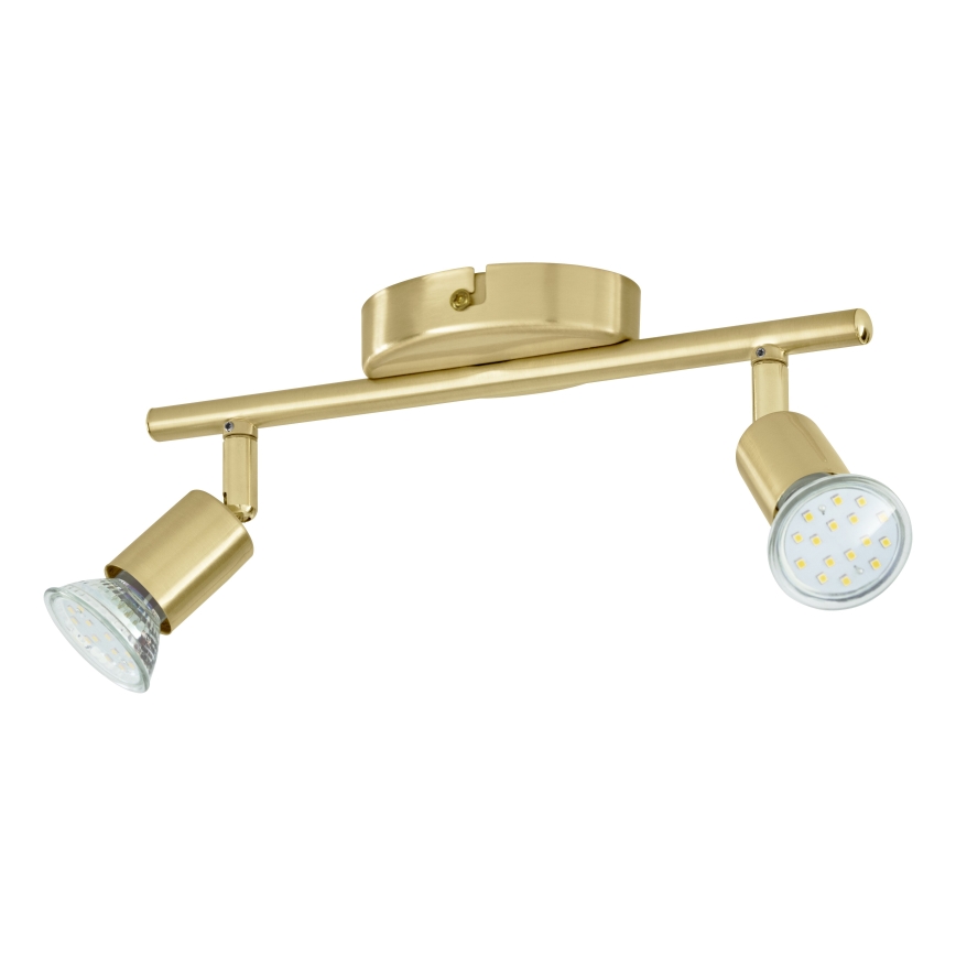 Eglo - Faretto LED 2xGU10/2,8W/230V 3000K oro