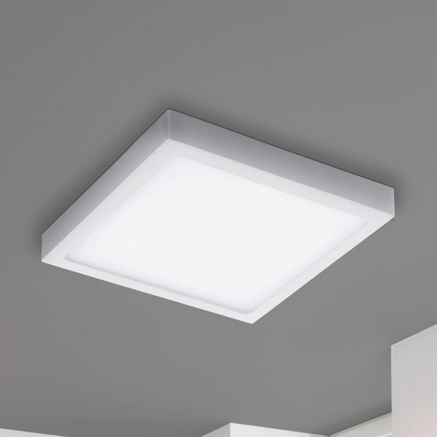 Eglo 33209 - LED RGBW dimmbare Deckenleuchte FUEVA-C LED/21W/230V 2700-6500K 30x30 cm weiß