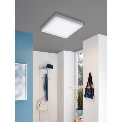 Eglo 33209 - Plafoniera dimmerabile LED RGBW FUEVA-C LED/21W/230V 2700-6500K 30x30 cm bianca