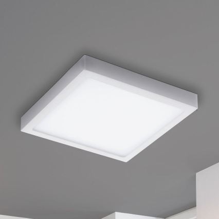 Eglo 33209 - Plafoniera dimmerabile LED RGBW FUEVA-C LED/21W/230V 2700-6500K 30x30 cm bianca