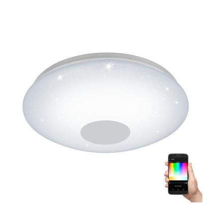 Eglo 33218 - Plafonier RGBW à intensité variable VOLTAGO-C LED/17W/230V 2700-6500K d. 38 cm