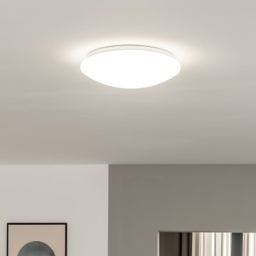 Eglo 33219 - Plafoniera da soffitto LED RGBW dimmerabile GIRON-C LED/17W/230V Ø 30 cm bianca