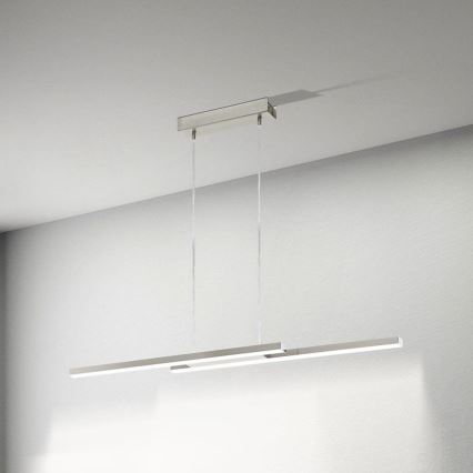 Eglo 33232 - Suspension LED RGBW dimmable sur câble FRAIOLI-C LED/34W/230V chrome mat