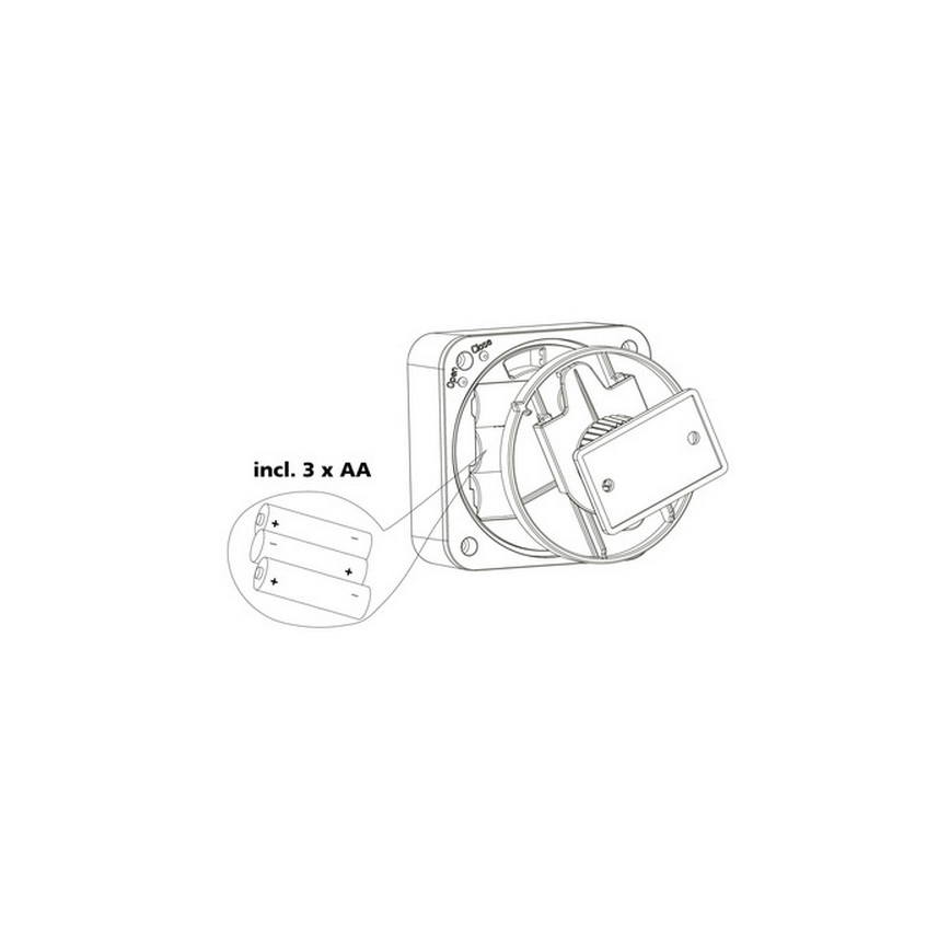 Eglo 33236 - Außenbewegungsmelder CONNECT SENSOR 12 m weiß IP44