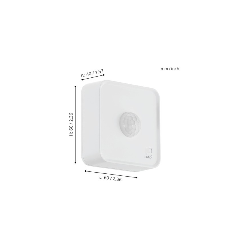 Eglo 33236 - Außenbewegungsmelder CONNECT SENSOR 12 m weiß IP44