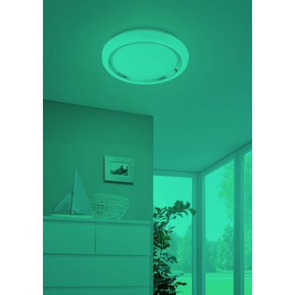 Eglo 33254 - Plafoniera LED RGBW dimmerabile CAPASSO-C LED/17W/230V 2700-6500K Ø 34 cm
